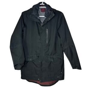 Swims Toronto Zurich Parka Men's XL Black Hood Waterproof Primaloft Liner Jacket